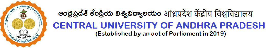 CENTRAL UNIVERSITY OF ANDHRA PRADESH